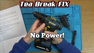 No Power on a Cordless DRILL - Tea Break Fix