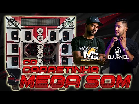 CD CARRETINHA MEGA SOM   DJ JANIEL E MC INIGUALÁVEL