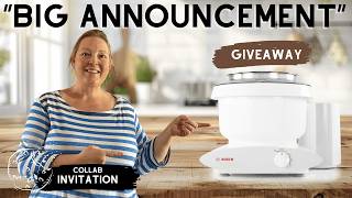 BIG ANNOUNCEMENT! November Cookie & Candy Collab + Nutrimill Bosch Mixer GIVEAWAY 🎉