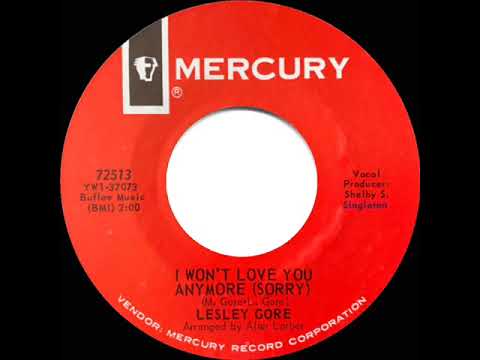 1965 Lesley Gore - I Won’t Love You Anymore (Sorry)