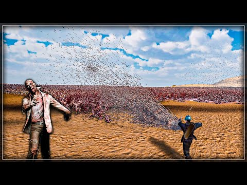 1 HP Super Archer Kiting Legion Of Zombies - Ultra Epic Battle Simulator 2