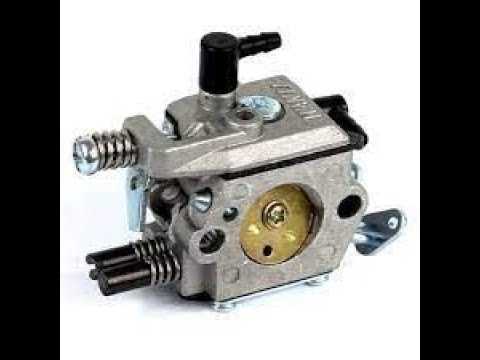 Regulacja gaźnika membranowego w pile spalinowej.