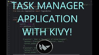 Download the video "Making A Task Manager Application With Python Kivy!"