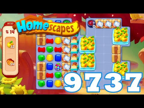 Homescapes Level 9737 HD 3 - match puzzle game | Gameplay Walkthrough | android | GameGo Game | IOS