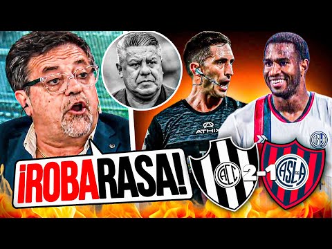 CARUSO LOMBARDI EXPLOTÓ contra ARASA y TAPIA tras el ROBO a SAN LORENZO vs CENTRAL CORDOBA 
