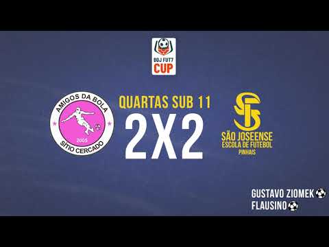 BDJ FUT7 CUP | AMIGOS DA BOLA X SÃO JOSEENSE ESCOLA PINHAIS | QUARTAS DE FINAL SUB 11 (19/11/22)