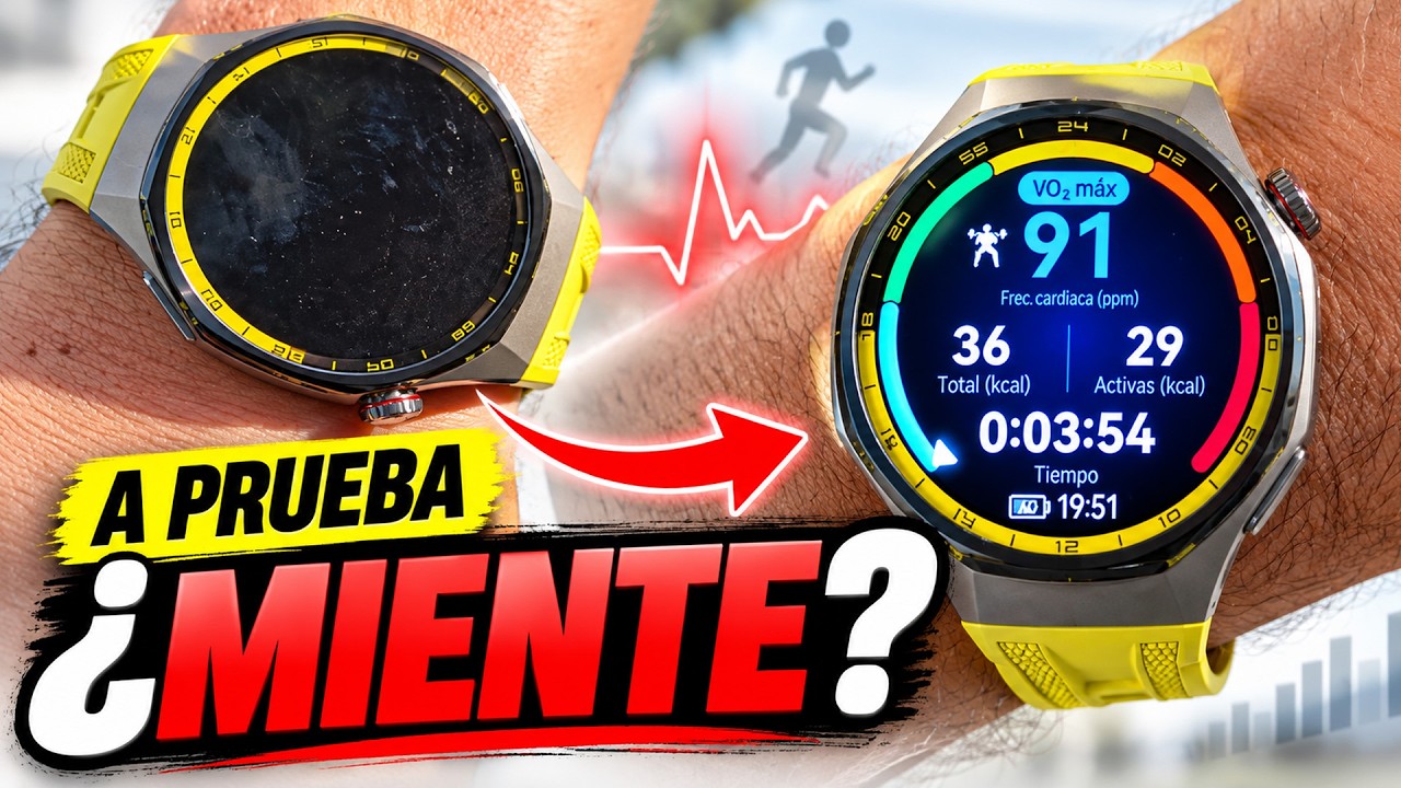 ¿MIENTE tu RELOJ INTELIGENTE? Pongo a PRUEBA el Huawei Watch GT7 Pro