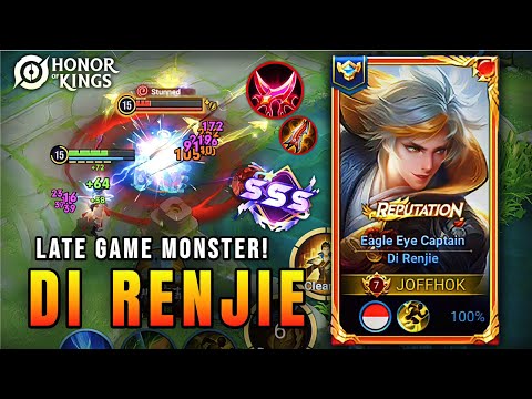 Unstoppable Di Renjie! The Late Game Monster Build! | Honor of Kings