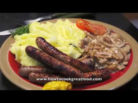 Bangers n Mash - Sausages & Mashed Potato - British