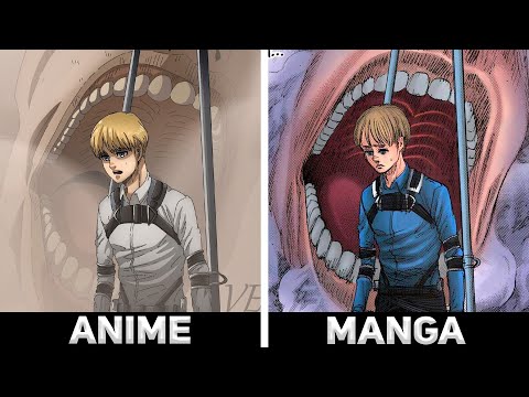 Manga VS Anime - Attack On Titan Season 4 Part 3
