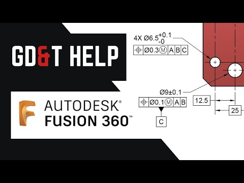 Placing GD&T feature control frames without leaders in Fusion 360