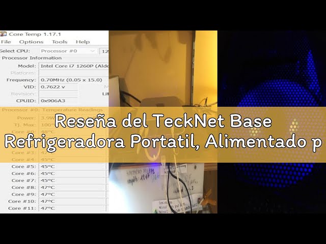 Vídeo relacionado con TeckNet Base Refrigeradora Portatil, Alimentado por USB, con 2 Puertos USB y Ventilador para Portátil, Incluye 3x118mm Ventiladores Silenciosos, Adecuado para Portátiles de 12-17 Pulgadas