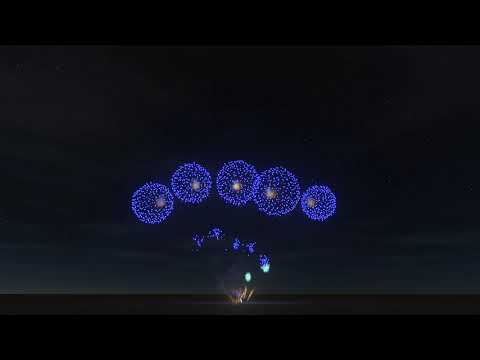 Firework Gender Reveal Cake