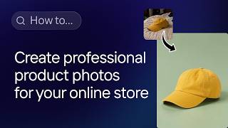 How to create professional product photos for your online store using AI