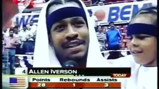 Father&#39;s day special: Allen Iverson shares a story of his son Deuce! (2003)
