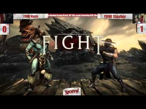Yomi Gaming MKX Kombat Tuesday Week 10 Winner's Bracket YOMI Kush vs YOMI Slayer