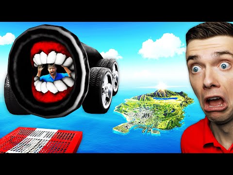 Jumping ULTRA SIREN HEAD CARS Across GTA 5 (Record)