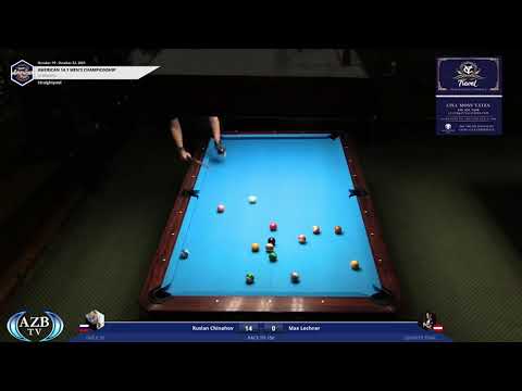 2021 American 14.1 Straight Pool Championship - Ruslan Chinahov vs Max Lechner