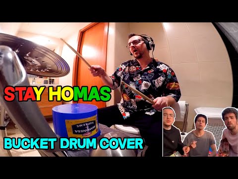 Homas - Stay Homa 🇯🇲 CONFINATION SONGS II ft. Sr. Wilson [Bucket Drum Cover]