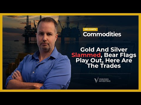Gold And Silver Bear Flags Playing Out, First Target Nears On Gold, Here Is The Technical Analysis