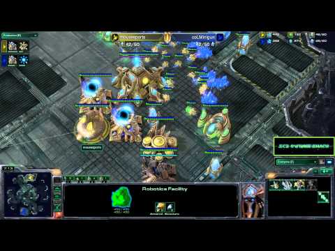 coLMinigun (P) vs mouzHasuObs (P) Game 2 - Starcraft 2 Ownage Commentary (#31)