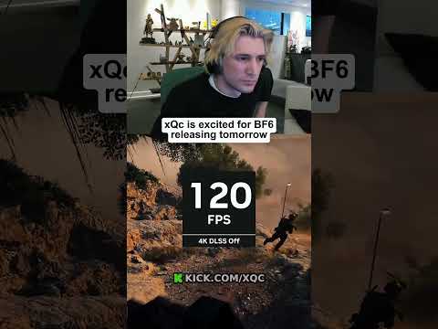 xQc is excited for BF6 releasing tomorrow #xqc #battlefield #streamer #gaming #trending