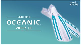 Oceanic Viper2 Full Foot Fins | Unboxing | @simplyscuba
