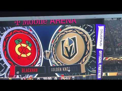 Marc-Andre Fleury honored at start of Golden Knights vs Blackhawks Jan 8, 2022