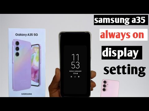 Samsung galaxy A35 5g always on display setting ||samsung y A35 display always on setting kaise kare
