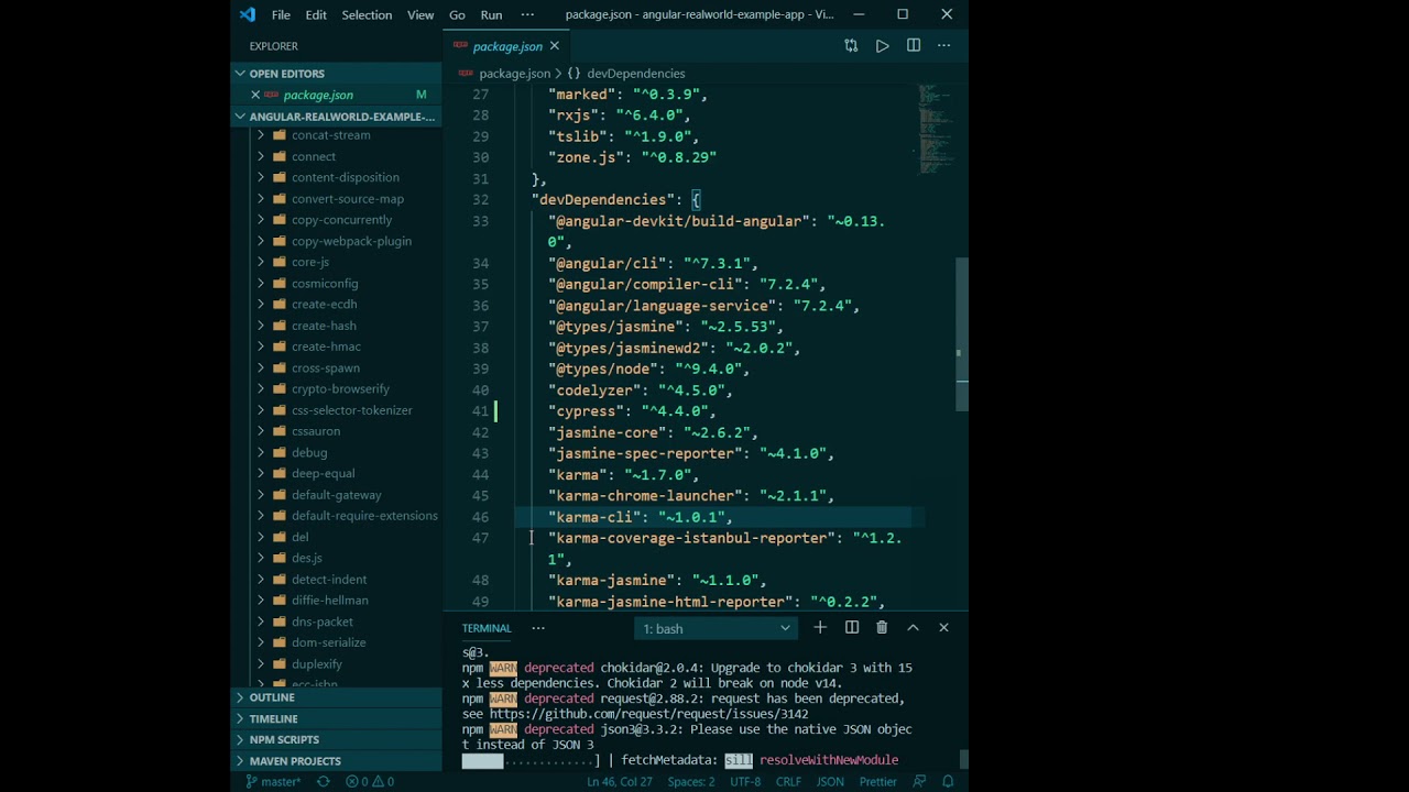 cypress install fail