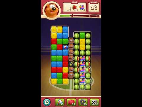 Toon Blast Level 6857 - NO BOOSTERS 🐻🐺🐱 | SKILLGAMING ✔️