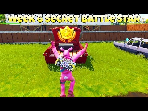 NEW! WEEK 6 SECRET BATTLE STAR (LOCATION) FREE TIER! Fortnite Battle Royale