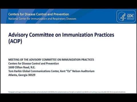 February 28, 2021 ACIP Meeting - Welcome & Coronavirus Disease 2019 (COVID-19) Vaccines