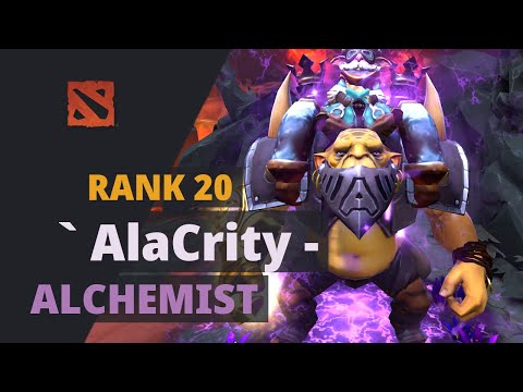 ` AlaCrity - (Rank 20) plays Alchemist Dota 2 Full Game