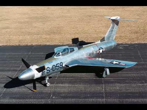 Republic XF-84H Thunderscreech ACTUAL SOUND (SCARY)