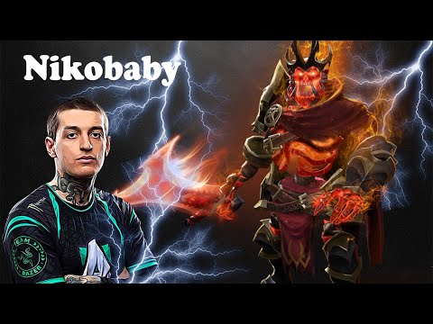 Nikobaby - Wraith King Safelane with Handsken | Dota 2 7.28 Gameplay