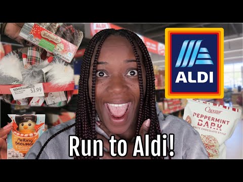 Top Aldi Holiday finds you MUST try this season! This was THE BEST Aldi shop with me EVER!