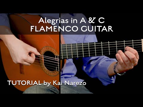 Alegrias in A & C Flamenco Guitar Tutorial by Kai Narezo