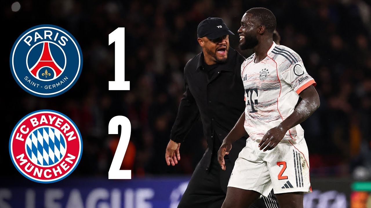 Paris Saint-Germain FC 1 - 2 FC Bayern München highlights