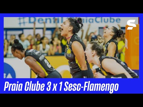 PRAIA CLUBE 3 X 1 SESC-FLAMENGO | MELHORES MOMENTOS | SUPERLIGA FEMININA DE VÔLEI | sportv