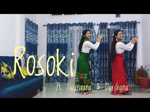 ' ROSOKI ' DANCE COVER | @tanmoysaikia | DARSHANA & NILANGANA | HOPPING GIRLS