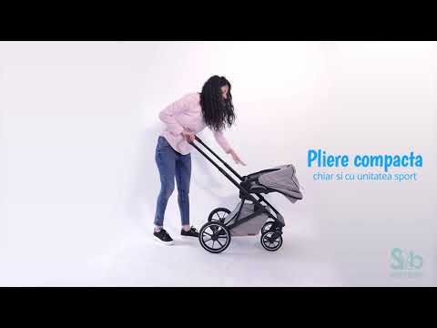 Carucior Modular 2 In 1 Coccolle Nessia - Gri Inchis