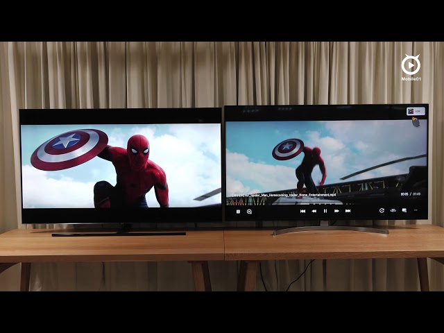 Samsung 65Q9F QLED TV vs LG 65SK8500 Super UHD TV - USB 多媒體檔案播放（4K HDR 影片）【Mobile01】