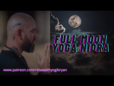 Full Moon Yoga Nidra for Surrender and Wisdom 🌕 (binaural beats)