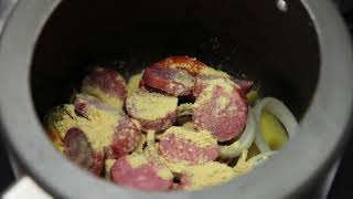 CALABRESA COM BATATAS NA PRESSÃO