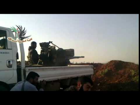 اشتباكات بين عناصر كتيبة حمزة أسد الله وقوات النظام في قرية كمام في ريف القصير في حمص