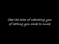 Matthew Ryan - Sunk With Lyrics