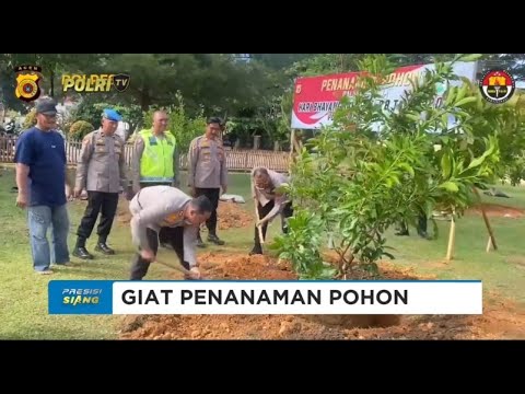 POLRES ACEH BARAT DAYA PENANAMAN POHON DALAM RANGKA HARI BHAYANGKARA