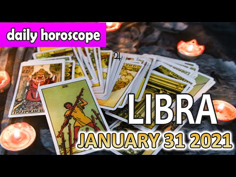 ❤️ Libra horoscope today - January 31, 2021 ♎️🌞✅