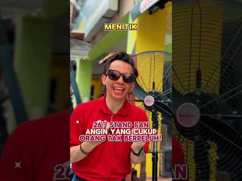 Malaysia TOP Produk 01: 26“ Stand Fan Kipas Berdiri. Tak Cukup Angin? Orang Sampai Berpeluh?  Kipas Tak Cukup Kuat Dan Kecil?
